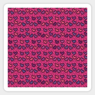 In love with hearts Sticker